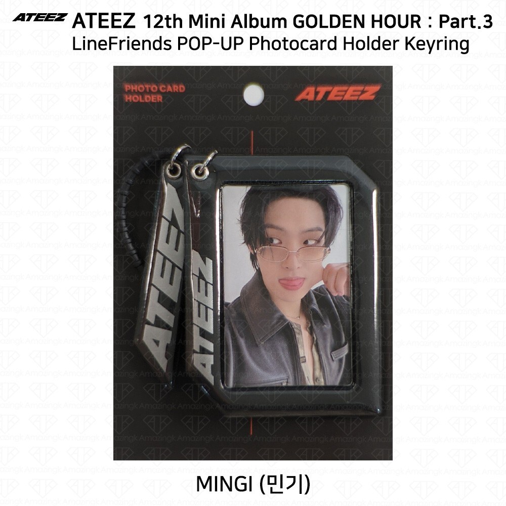 ATEEZ ヨサン 直筆サイン入り フォトケースキーホルダー ATEEZ ヨサン 直筆サイン入り トレカ send off センドオフ