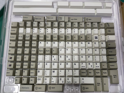 150 Keys Cherry Profile Retro Red Russian PBT Keycap Set For Most of Mech Keeb - Picture 5 of 14