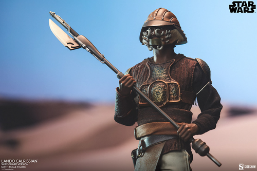 STAR WARS: VI-ROTJ~LANDO CALRISSIAN~SKIFF GUARD~1/6 SCALE FIGURE~SIDESHOW~MIBS - Picture 16 of 17