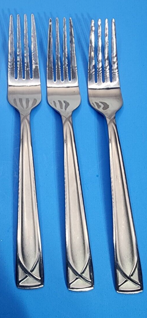 Cambridge Crossroad Sand Dinner Forks Set of 3 eBay