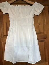 ASOS Design Off Shoulder Mini Sundress with Ruched Bust Size US2 NWT