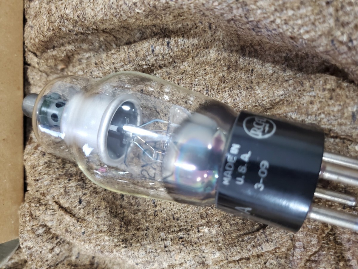 NOS RCA 2X2A Tube Military Specification Different Packaging