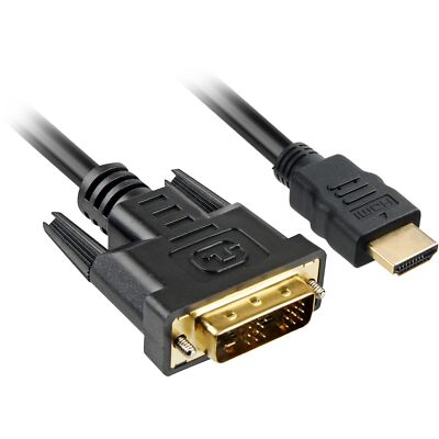 Sharkoon Adapterkabel HDMI auf DVI, schwarz