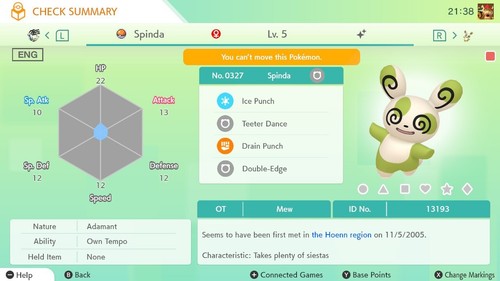 Shiny Spinda Furfrou Patrat Sonstige* "Home Locked" für Pokemon Home - Bild 4 von 13