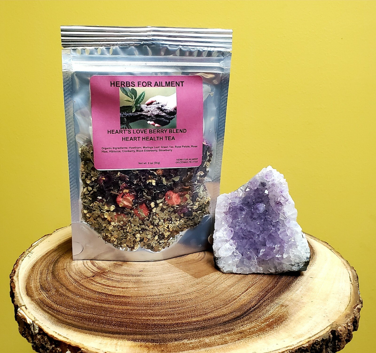 Cardiovascular Heart Health, Loose Leaf Green Tea, Hawthorn,