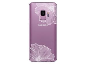 نادي نسائي Samsung Galaxy S9 Coque transparente souple solide avec motif ...
