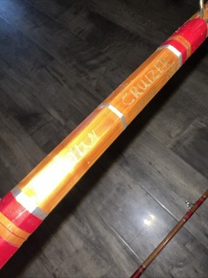 OLYMPIC CAZONACK 釣り竿 Vintage Ueno Seiko Olympic 2pc Bamboo Fishing Rod 76” “Cajun