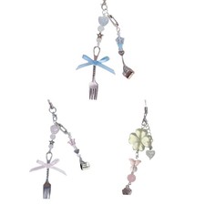 Beaded Phone Charm Portable Keyring Pendant Phone Lanyard Accessory