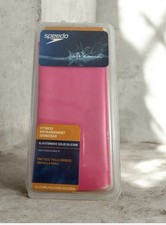 Speedo Elastomeric Solid Silicone Swim Cap, Adult One Size - Pink
