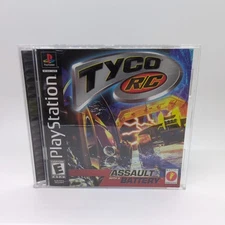 Tyco R/C Assault With A Battery PS1 PlayStation 1 - Complete CIB