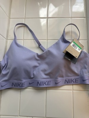NWT Nike Women s Indy Medium Support Sports Bra - Violet Purple  Size XL $42