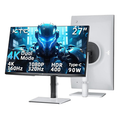 KTC H27P6 27'' 4K Gaming Monitor Dual Mode UHD 160Hz & FHD 320Hz Fast IPS HDR400