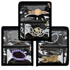Travel Jewelry Organizer Case,Jewelry Bags for Traveling, Jewelry Binder with...