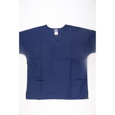 Cherokee Workwear Scrub Top 4700 Medium NWT Navy Blue V-Neck Medical Nursing
