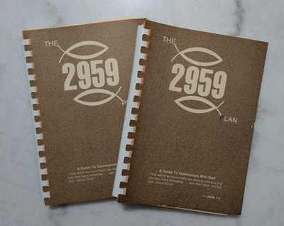 The 2959 Plan by Agape Ministries (1980, Plastic Comb Binding Paperback)