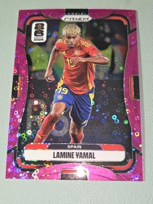 Panini 2026 Prizm World Cup LAMINE YAMAL SPAIN #/70 Fuchsia Disco /199