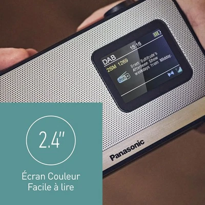 PANASONIC® RF-D15 Radio DAB+/FM Bluetooth Ecran TFT Couleur Lisible-30x mémos - Bild 1 von 4