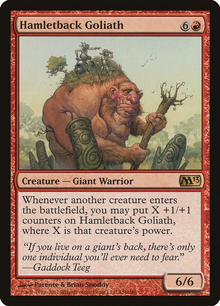 Hamletback Goliath Magic 2013 (M13) MTG 136 NM