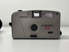 ANSCO Vision AF Date Point  Shoot Film Silver 35MM Works Great Camera Vintage