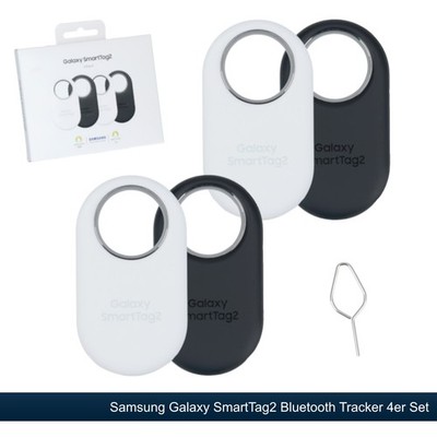 Original Samsung Galaxy SmartTag2 Bluetooth Tracker 4er Set Ortungsgerät