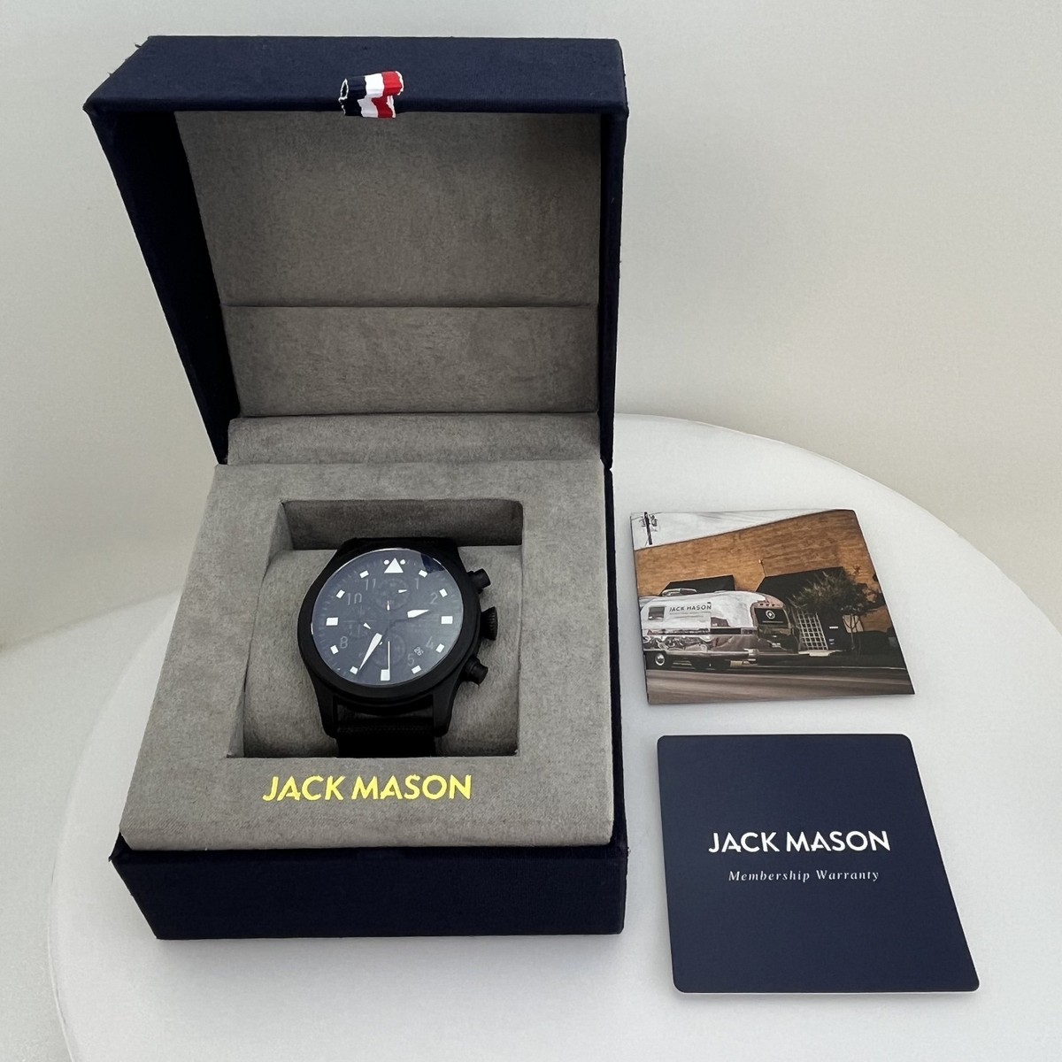 Jack Mason Aviator Chronograph JM-A102-405 Qz USA Pilot Watch