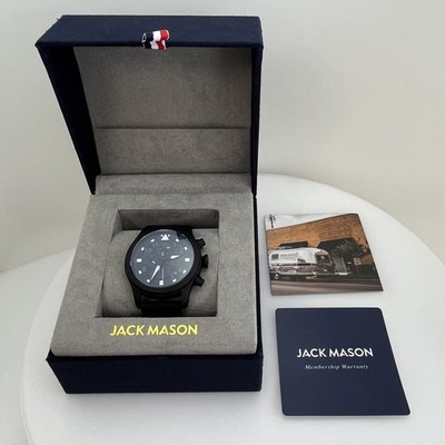 Jack Mason Aviator Chronograph JM-A102-405 Qz USA Pilot Watch