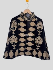Coat Festival Bohemian Authentic Chic Embroidered  Suzani Textile Jacket Boho