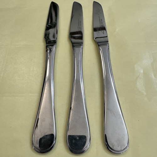 Couverts inox JA Henckels JESSICA -- Lot de 3 couteaux à désert manche solide