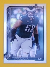 2025 Topps Chrome Jordan Mailata #245 Refractor Eagles