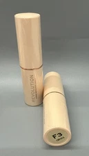 Pack of 2 Makeup Revolution Beauty Fast Base Stick Foundation, F3 SEALED