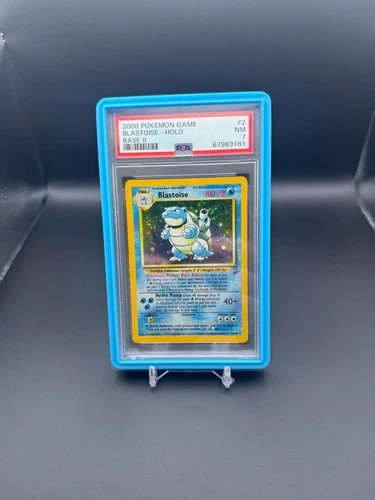 BLASTOISE HOLO BASE SET 2 II PSA 7 2000 POKEMON GAME #2 NEAR MINT