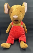 Kohls Cares If You Give A Mouse a Cookie-Mouse with Red Overalls Plush(no tags)