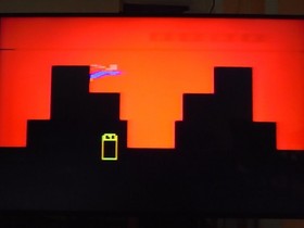 Atari 2600 Woodgrain 6-Switch console w/ Superman game, two joysticks TESTED!