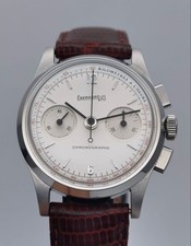 Eberhard Contograf 31015 Lemania Cal.1872 Chronograph SS Men's Watch From Japan