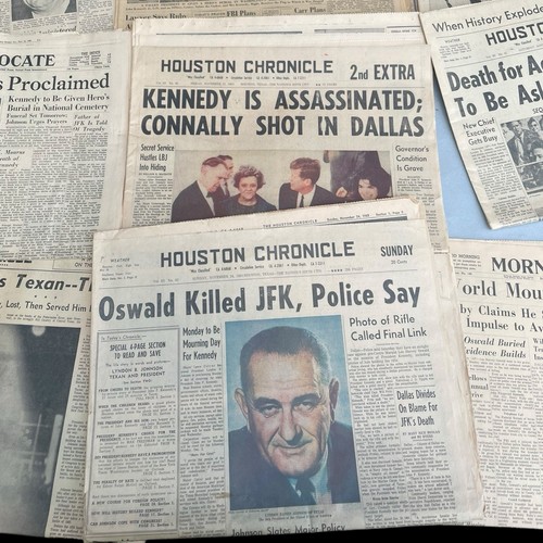 Rare Lot (16) John F. Kennedy Original Assassination Newspapers November 1963 - Picture 4 of 10