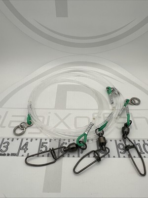 3 Pack 300 lb Tuna Shock / Abrasion Quick Change Leader 4.5ft Free Shipping