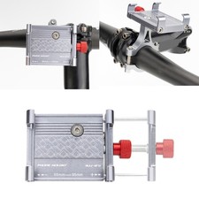 Scooter Bike Handlebar Mounted Aluminum Mobile Phone Cradles Shockproof Stand