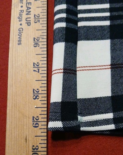 Fuego Moda Pants Plaid Print Elastic Waist Pockets Size 3X - Picture 4 of 11