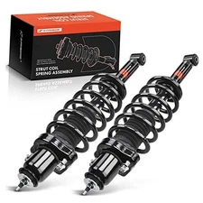  Rear Pair (2) Shock Absorber Complete Strut & Coil Spring Assembly Rear Side