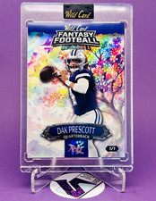 Marketplace image: 1/1 Cracked Ice Superfractor Wild Card Kanji 2026 Dak Prescott Dallas Cowboys