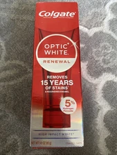 Colgate Optic White Renewal Stain Removal Whitening Toothpaste 3.0 oz