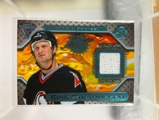 2000-01 Pacific Private Stock Titanium Game Used Gear #60 Erik Rasmussen  NM