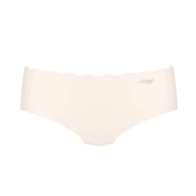 Sloggi Women's Hipster - Zero Feel Wavy, Microfiber, Solid White L