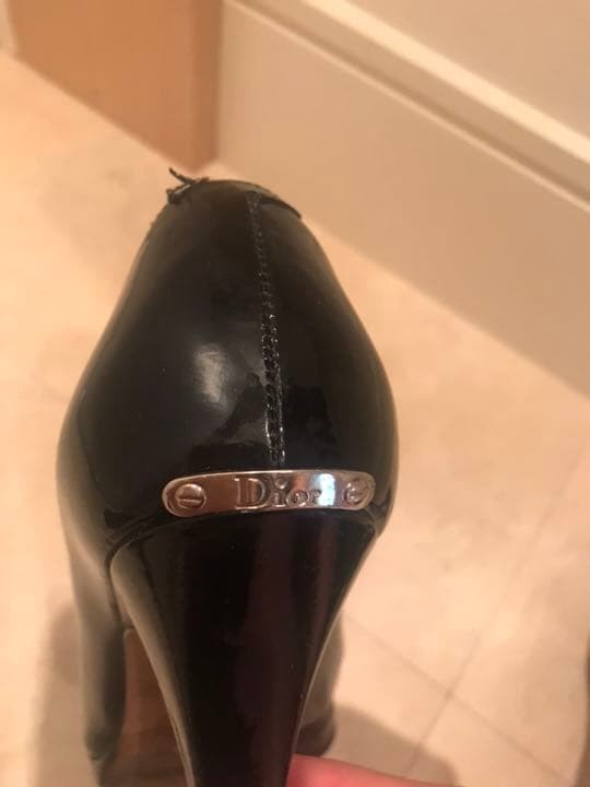 Christian Dior Pumps Heel Leather Black EU35/US5 116635c thumbnail 17