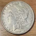 1889 Morgan Silver Dollar $1 Coin 0.9 Fineness US Silver Uncertified Collectible