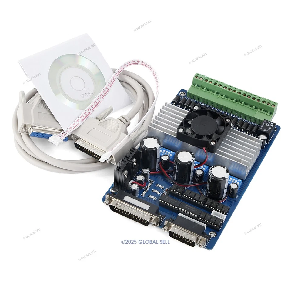 3 Axis CNC Kit TB6560 HB Nema24 417oz-in Motor 24V PSU For DIY Router/Plasma - Image 3 of 4