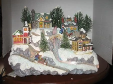 Puleo Fiber Optic Color Changing  Village Lighted Decor