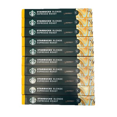 STARBUCKS Nespresso BLONDE Espresso Roast, Original Line, 100 ct Espresso Pods