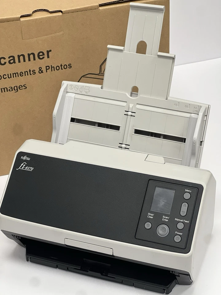 Fujitsu fi-8170 Large Format ADF/Manual Feed Scanner - RICOH Good condition ⚡ - Image 4 of 4