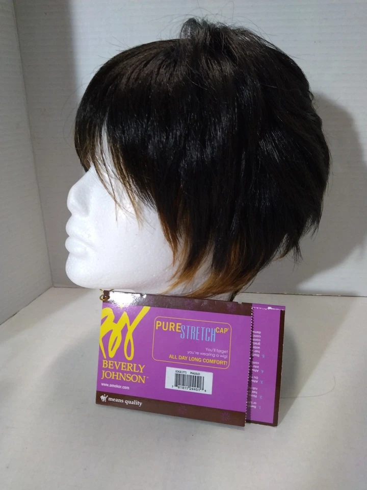 BEVERLY JOHNSON SYNTHETIC WIG EDGE TT 纯拉伸帽 PH 金色 — 第 4/4 张图片